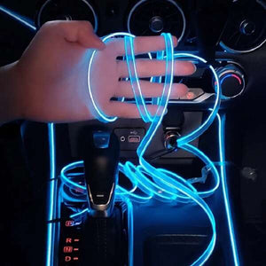 🌟 Cinta LED Neón para Carro - 3 Metros de Estilo y Brillo 🌟
