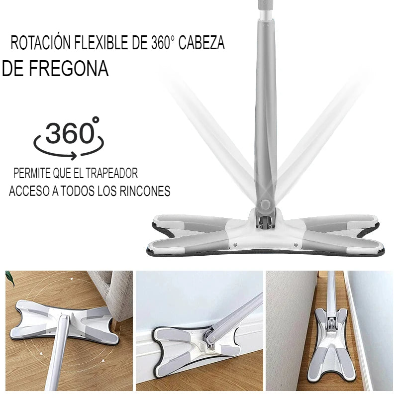 X Flat Mop: El Súper suape limpia todo.
