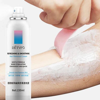 Spray de espuma depiladora