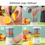 "Jugo sin límites: Exprime la frescura con nuestro exprimidor recargable"
