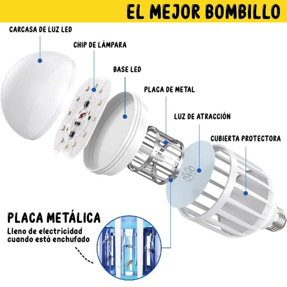 BOMBILLO MATA MOSQUITOS