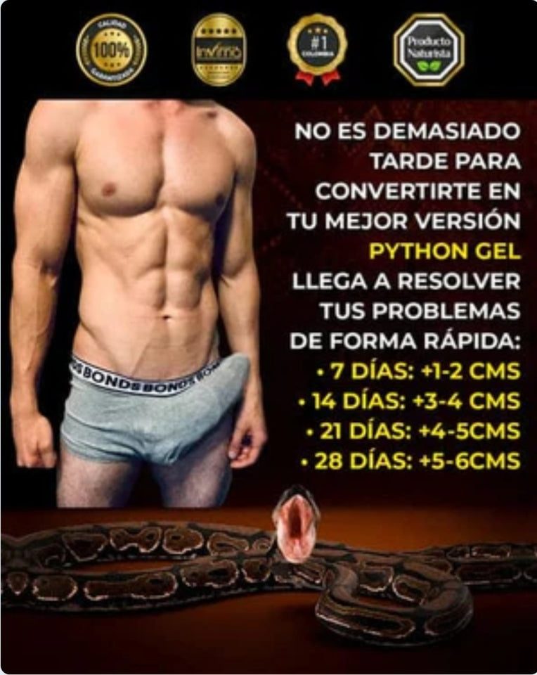 🐍✨ Python Gel - 💪🚀 Potencia y 📏🔝 Tamaño sin Límites