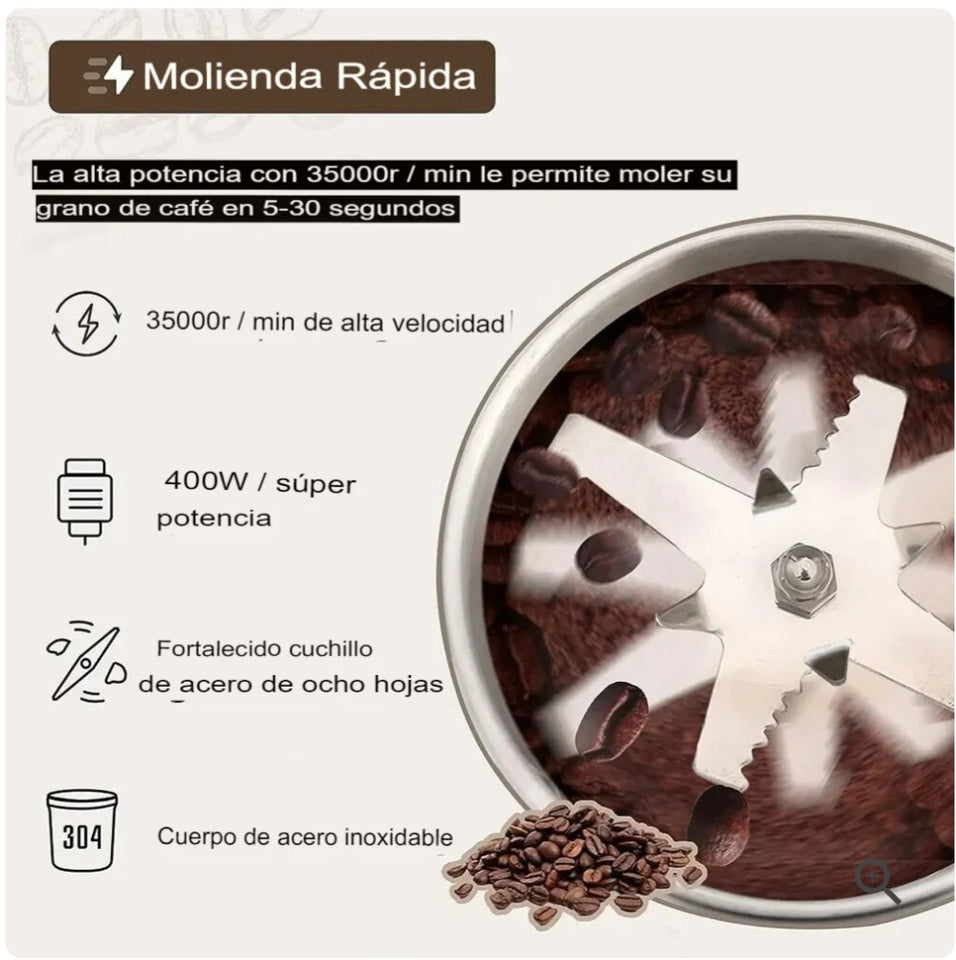 Molino Electico De Cafe Granos