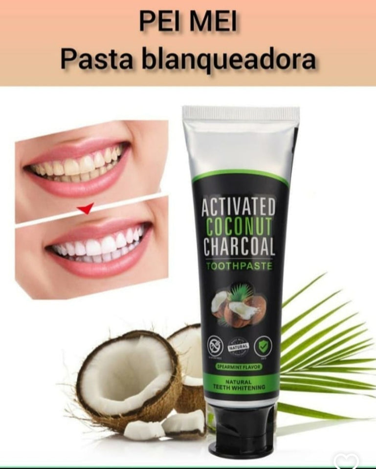 Pasta de Dientes Blanqueadora de Coco: Sonrisa Natural y Fresca 🌿🦷✨