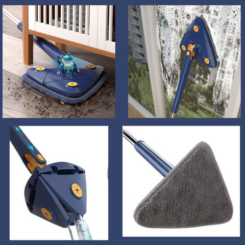 🌀 **Trapeador Triangular Giratorio 360 Grados** 🌀