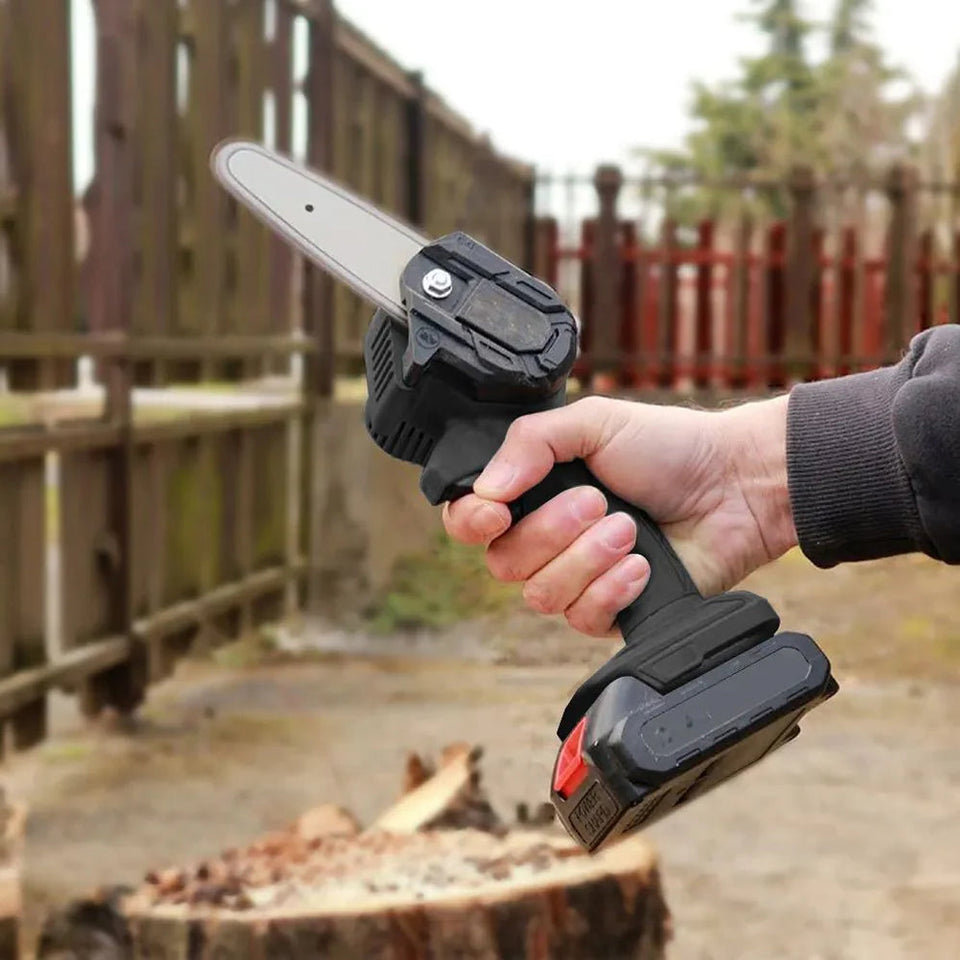 🔌🌲 ¡Descubre la Potencia de la MINI MOTOSIERRA ELÉCTRICA™! 🪓✨