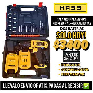 🔧 Taladro Eléctrico con 26 Piezas – Potencia y Precisión 💪✨