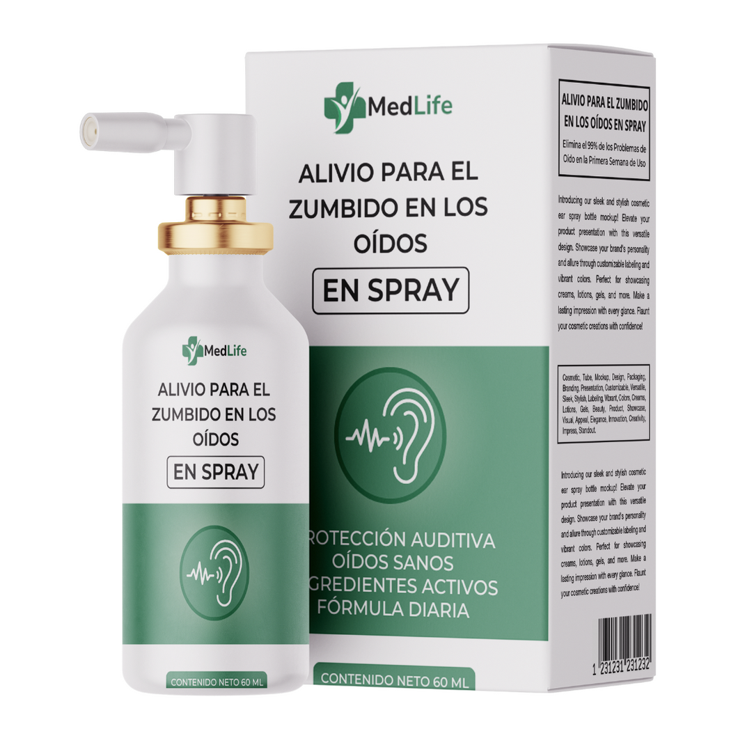 🔊 ¡Adiós al Tinnitus! Elimina el 99% de los Problemas de Oído en Solo 7 Días con Nuestro Spray Mágico! 🌈✨