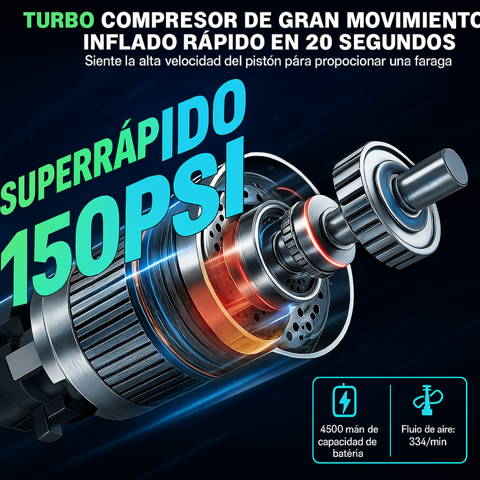 🌬️✨ ¡Compresor de Aire de Mano Portátil ✨🌬️